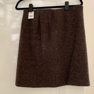 Brown sparkle suit, jacket and skirt